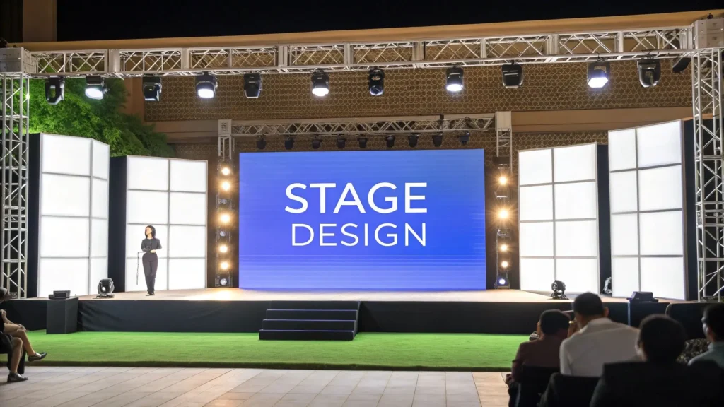 Corporate Stage Set up design - Rampaevents